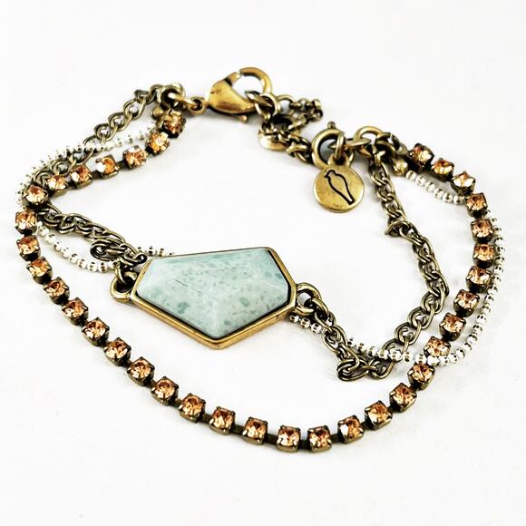 Chloe + Isabel Aquamarina Layered Bracelet - Picture 1 of 6